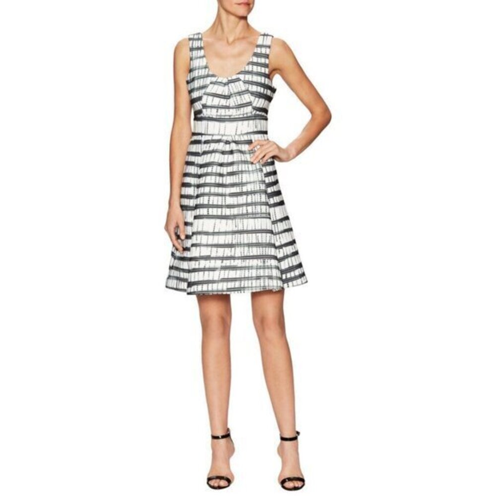 Plenty by Tracy Reese Printed Midi Dress ANIA Fit & Flare Dress SZ 8 $148